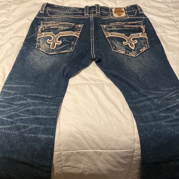 Rock Revival Ece Straight Jeans Waist 38 New condition - Picture 4 of 6